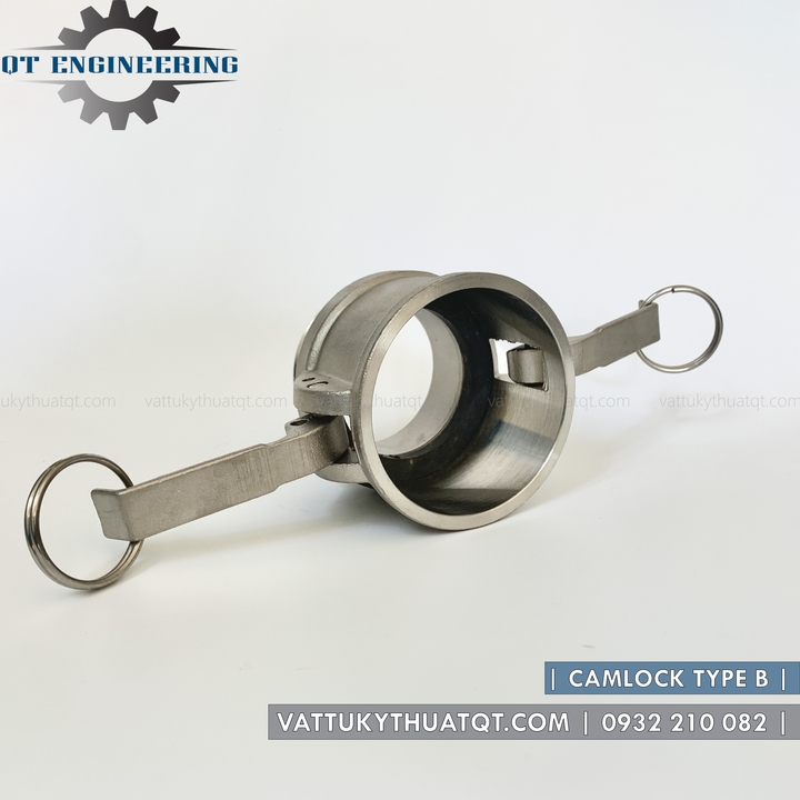 Khớp nối nhanh Camlock INOX 304 Kiểu B | DN65,DN80 (phi 76,90) [VATTUKYTHUATQT.COM]