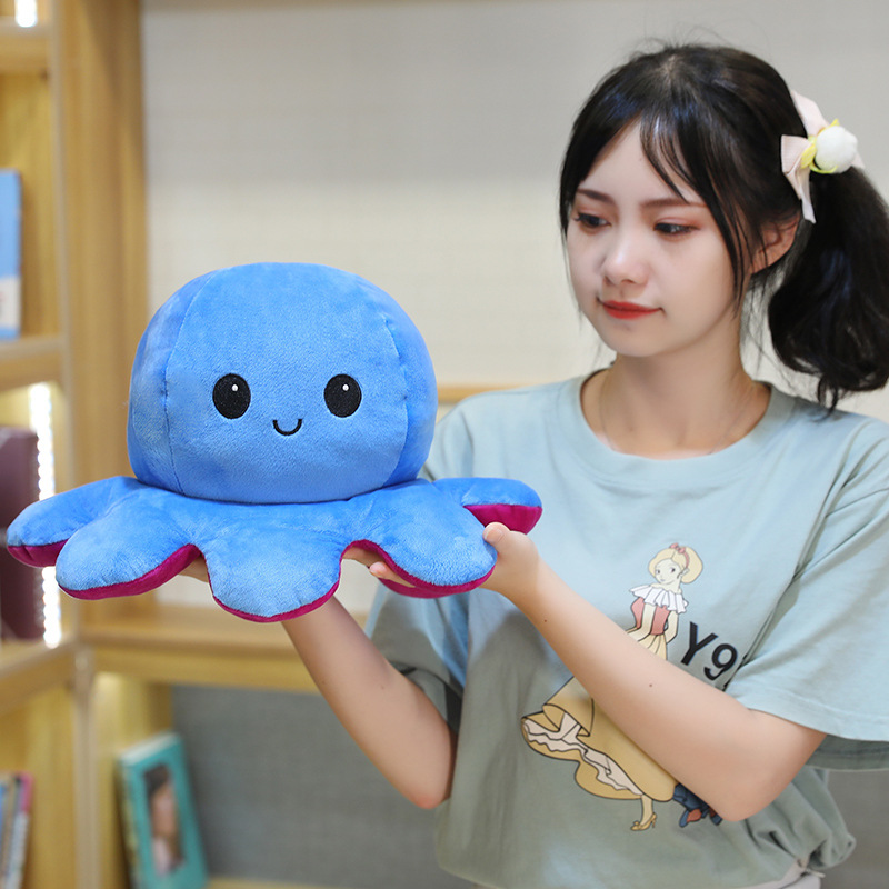 Bạch tuộc cảm xúc 2 mặt cao cấp vải 4 chiều siêu mềm mịn miniso cao cấp