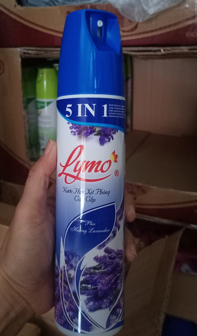 Xịt phòng Lymo 350ml Cao Cấp Làm Thơm Phòng