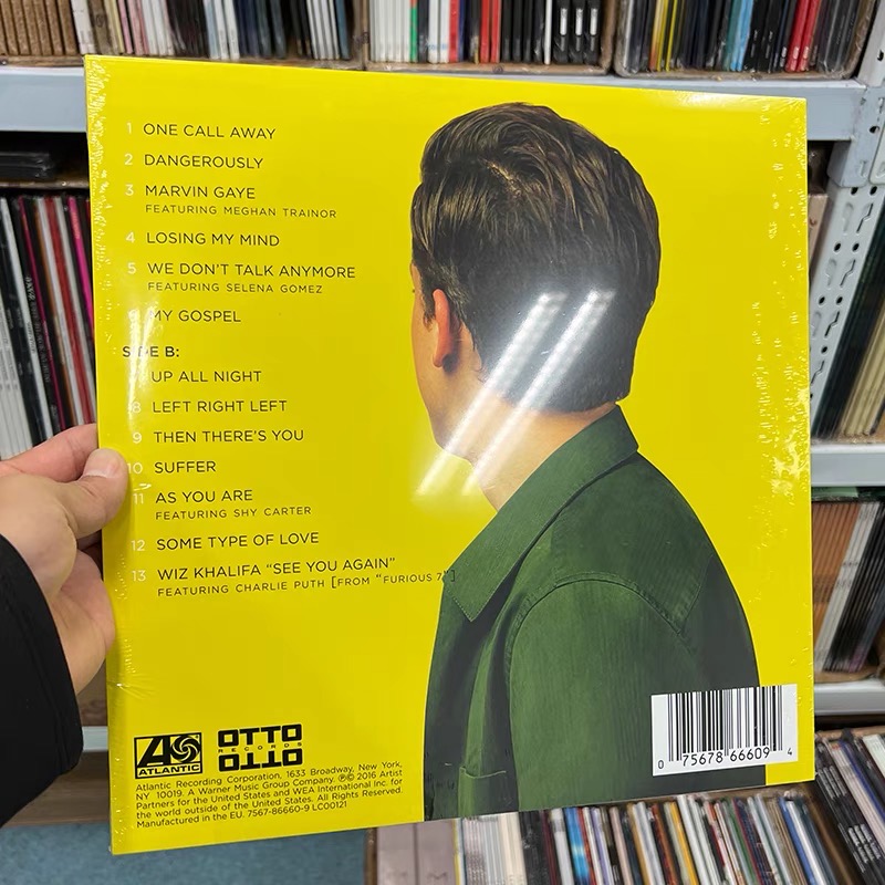 Đĩa nhạc than vinyl Charlie Puth Mars 12 inch