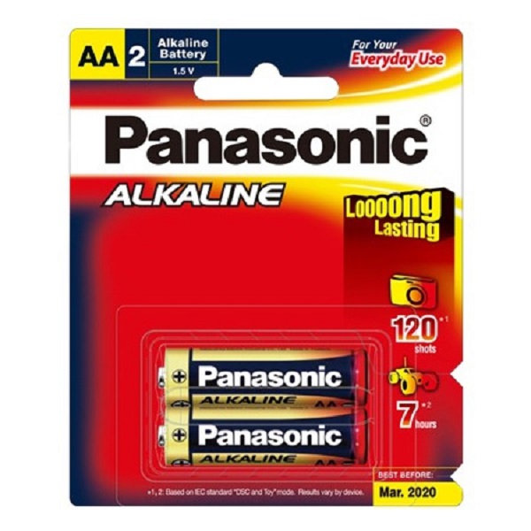 [HCM]PIN 2A PANASONIC ALKALINE AAPIN TIỂU PANASONIC HÀNG CHÍNH HÃNG