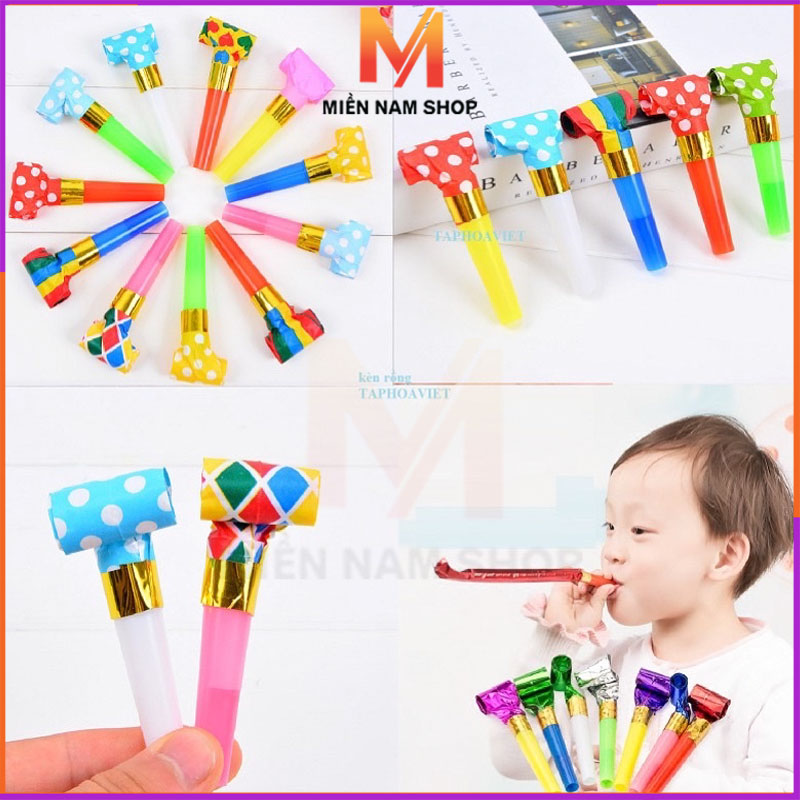 Kèn lưỡi tò te cho bé thổi vui chơi sinh nhật happy birthday, party - kèn thổi theo chủ đề