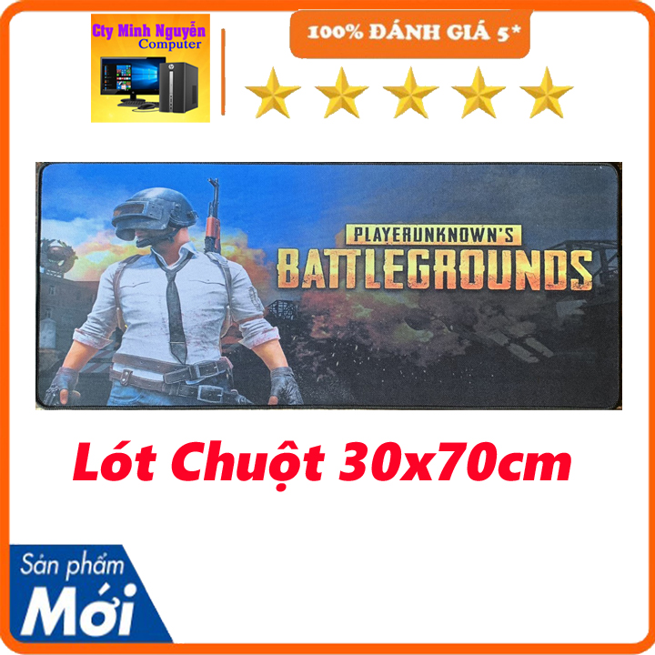 Miếng lót chuột Game thủ LyLoo 4ly dài 25 rộng 30cm