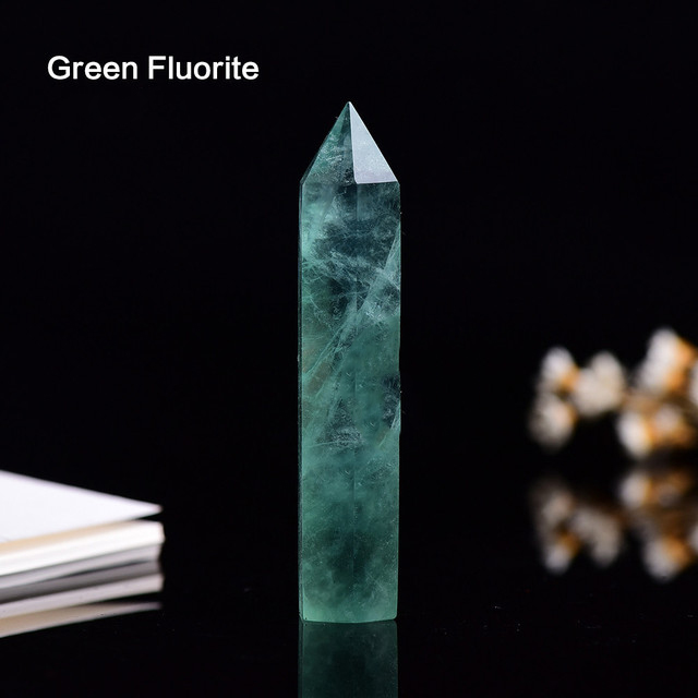Trụ Đá Thanh Tẩy Green Fluorite Chơi Tarot