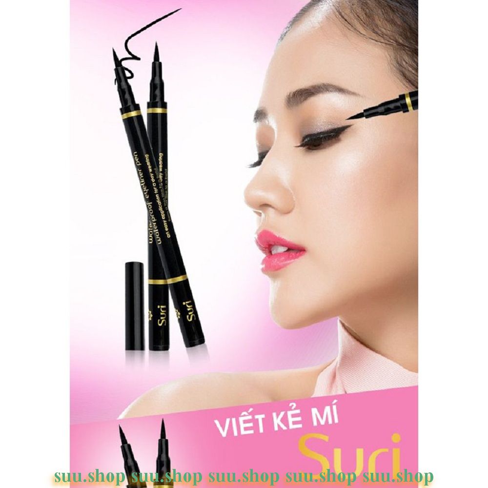 Kẻ Mắt Nước Suri Siêu Mảnh Waterproof Eyeliner Pen E233