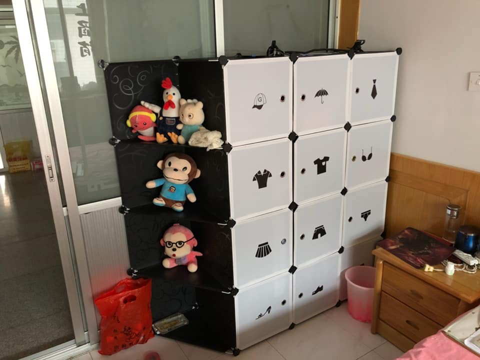 [HCM]Tủ nhựa ghép 6 ngăn -4N2G