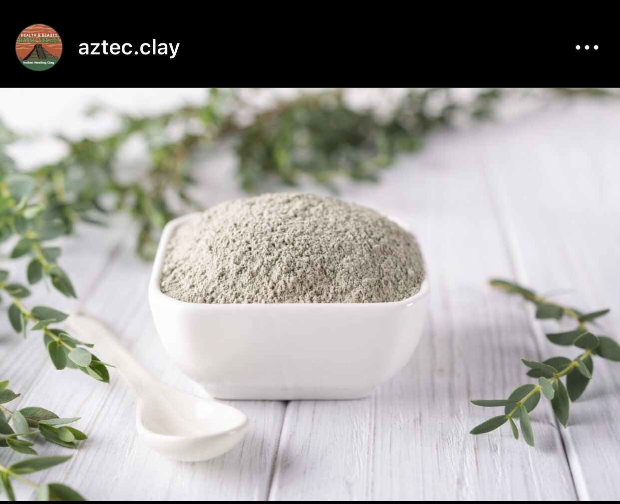 Mặt nạ đất sét bí truyền Ấn Độ Aztec Secret fullsize 454gr