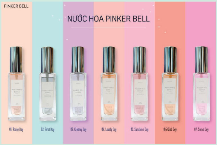 Nước Hoa Pinker Bell Korea Eau de Parfume 30ml