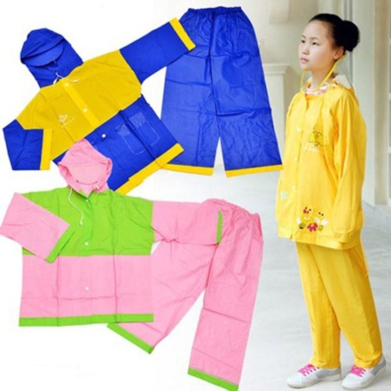 Bộ Áo Mưa Cho Bé Trai, Bé Gái ( Số 1-5)