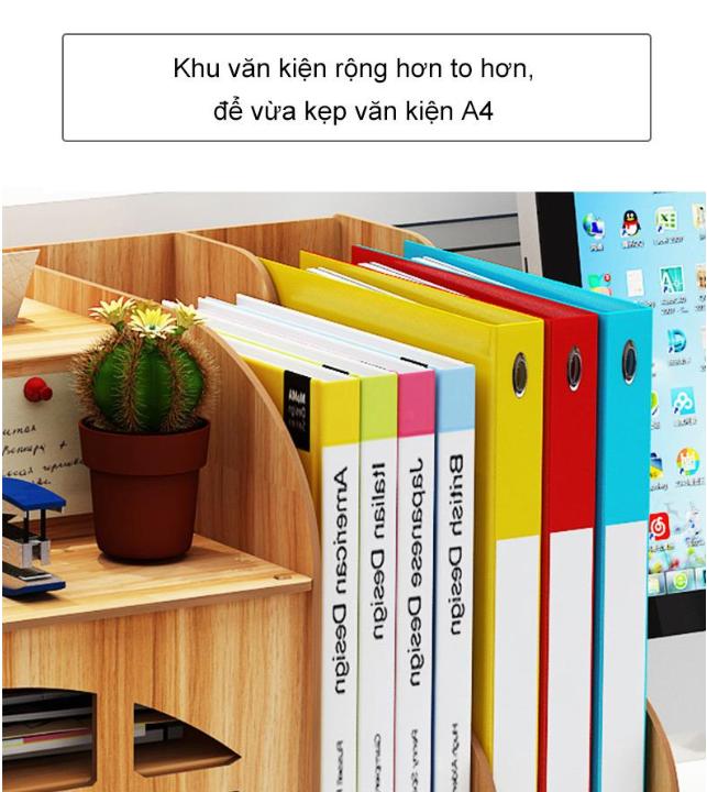 Euro quality  Giá sách đa năng Biệt Thự Lớn (Gỗ anh đào)