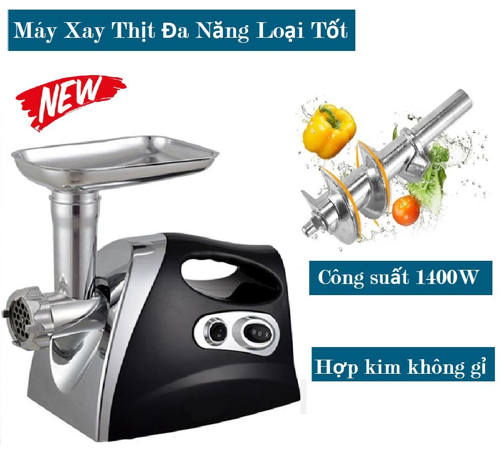 Máy Làm Xúc Xích Mini, Máy Xay Giò Chả Mini Máy Xay Thịt Làm Xúc Xích Đa Năng ST, Chất Liệu Inox Cao Cấp Không Han Gỉ, Thiết Kế Đế Cao Su Chống Trơn Trượt An Toàn Khi Sử Dụng