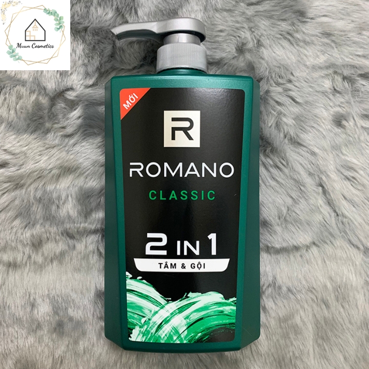 Tắm Gội 2 Trong 1 Romano Classic 650g