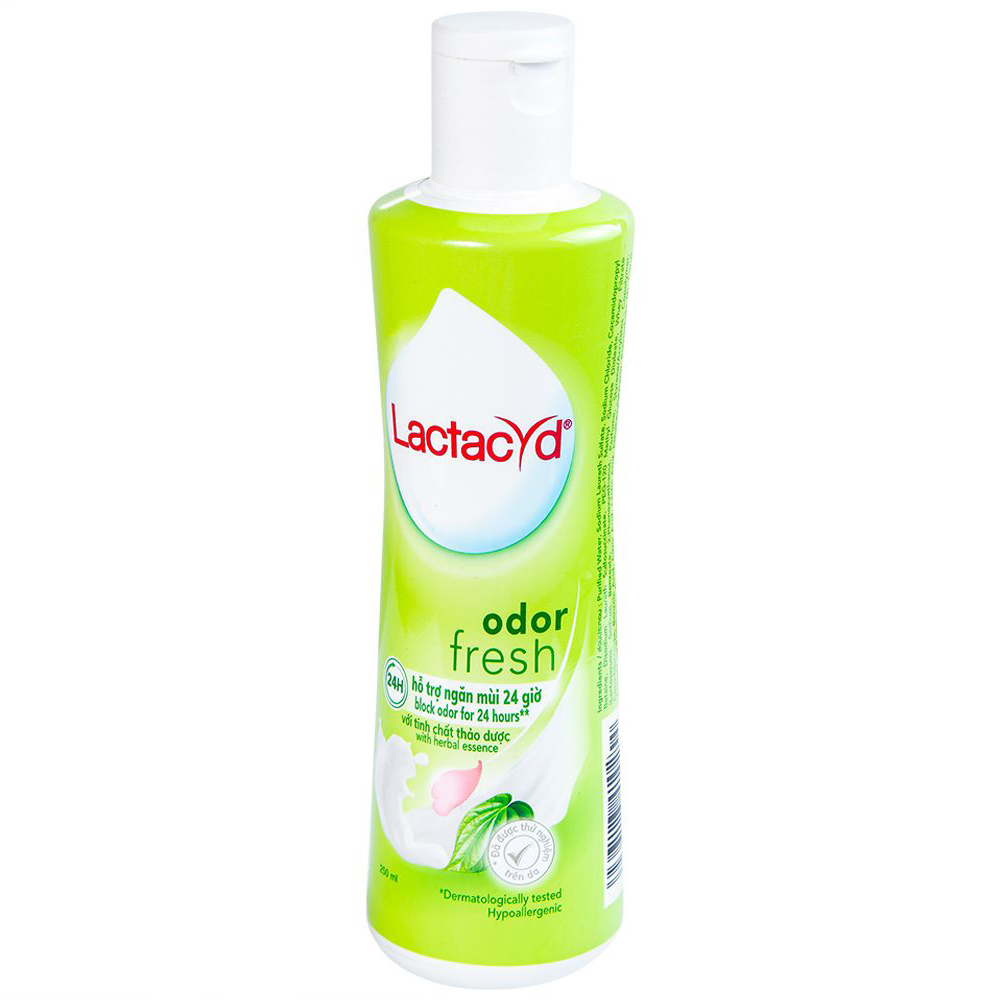 Dung dịch vệ sinh phụ nữ LACTACYD ODOR FRESH 250ML