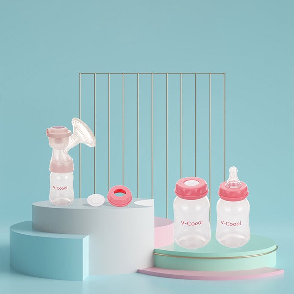 Bình trữ sữa 150ml cổ rộng- Bình trữ sữa V-Coool