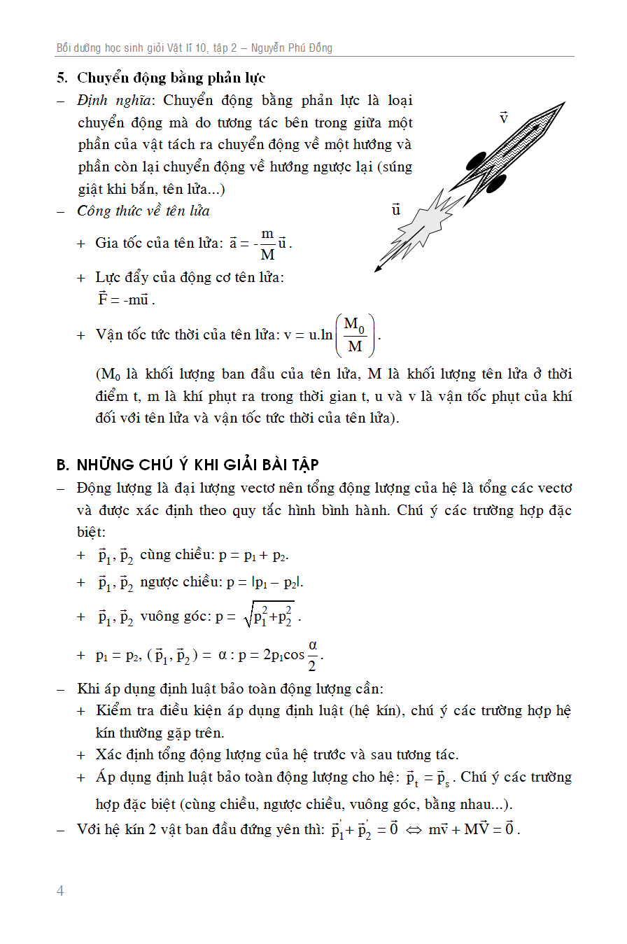BỒI DƯỠNG HỌC SINH GIỎI VẬT LÍ 10 TẬP 2