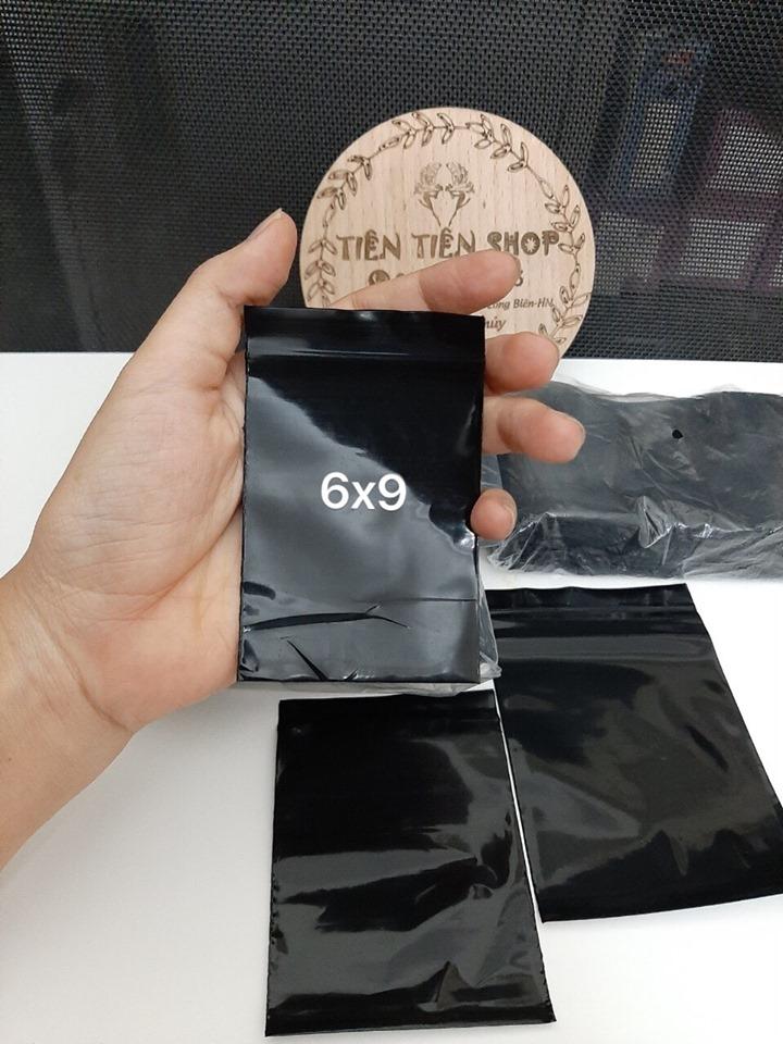 Gói 100c túi zip đen to chọn size