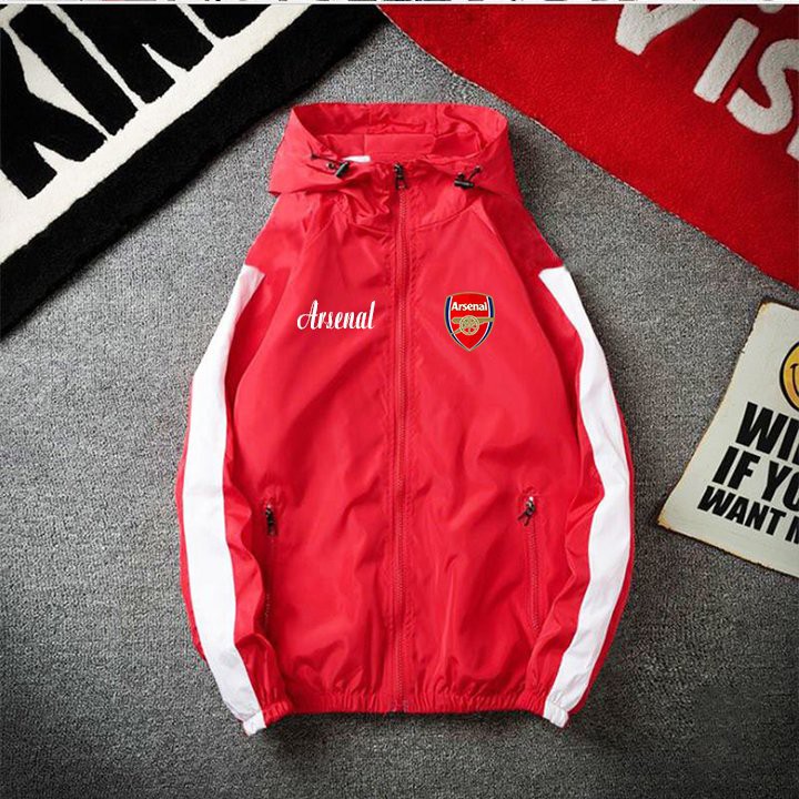 Áo Khoác Gió Bóng Đá Arsenal