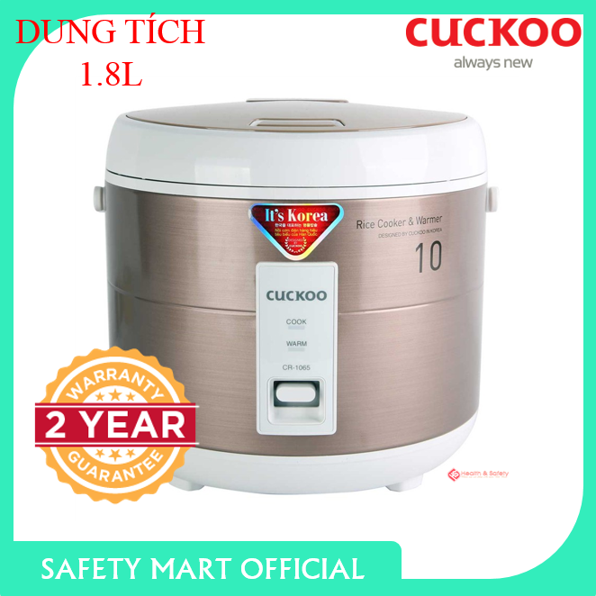 Rice cooker cuckoo cr-1065 1.8L high grade rice cooking delicious not flabby đủ user from 5-7 person household-warranty 2 years genuine safety Mart official