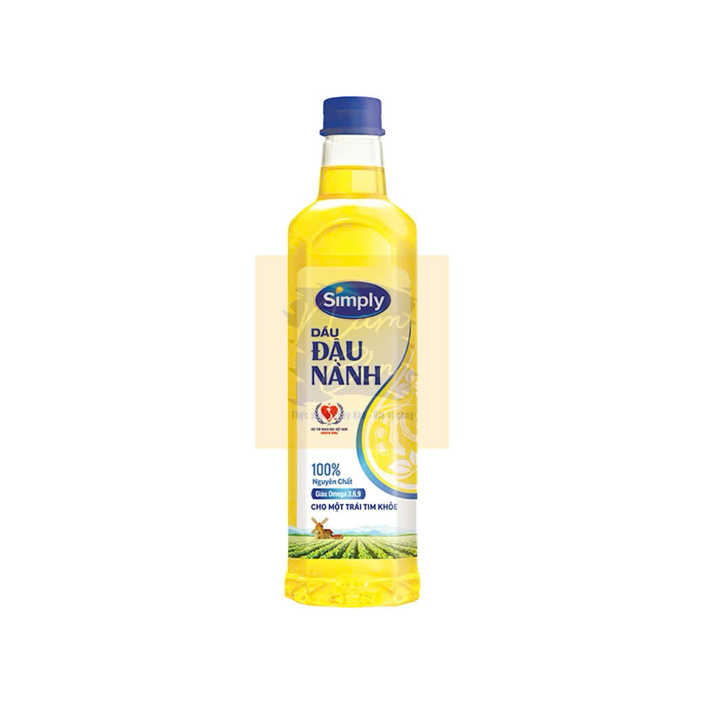 Dầu Đậu Nành Simply 100% Nguyên Chất 1Lit
