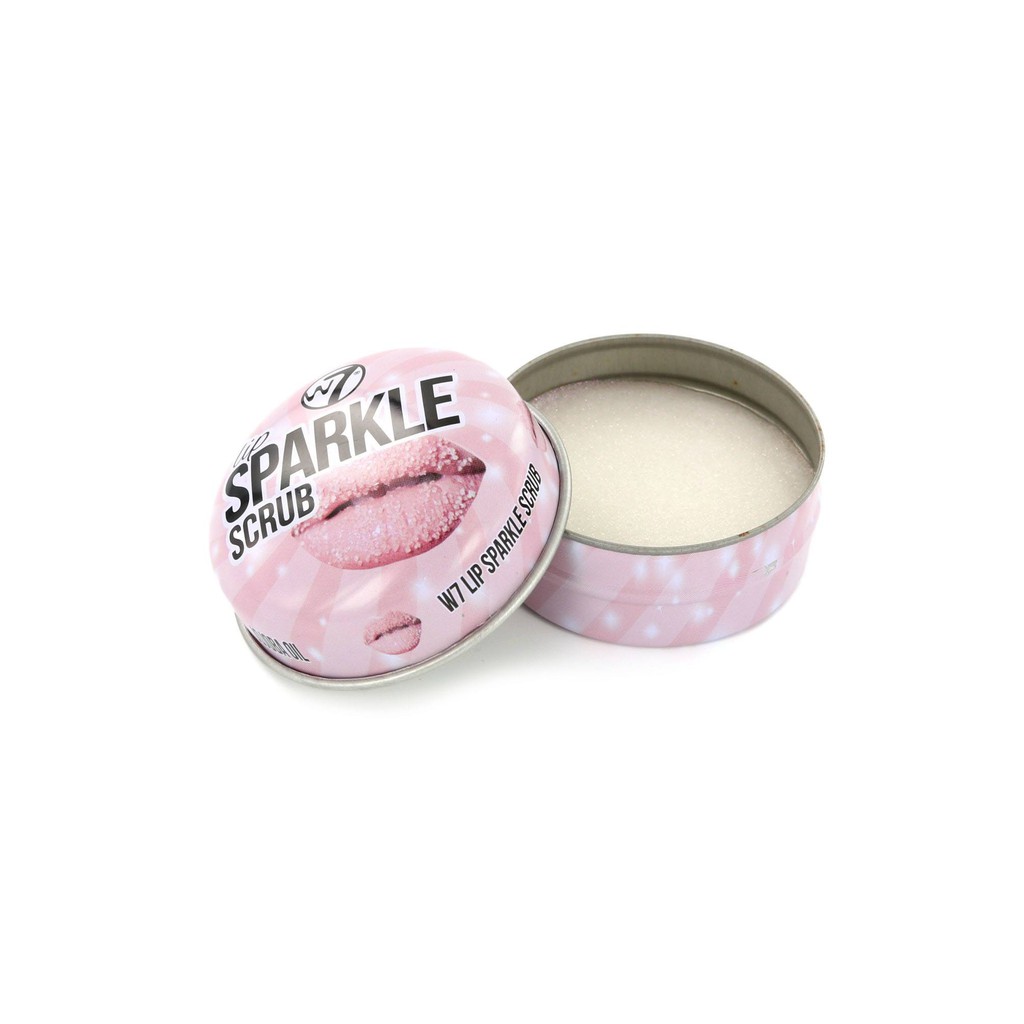 Son Tẩy Tế Bào Chết Môi W7 Sparkle Lip Scrub