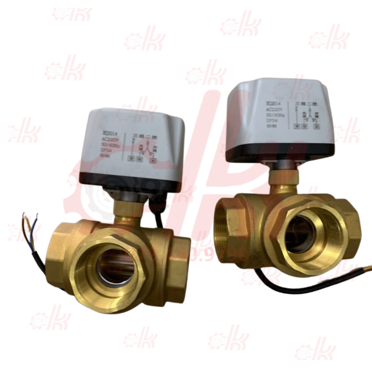 Van motor điện 3 ngã, 3 dây đóng mở nước