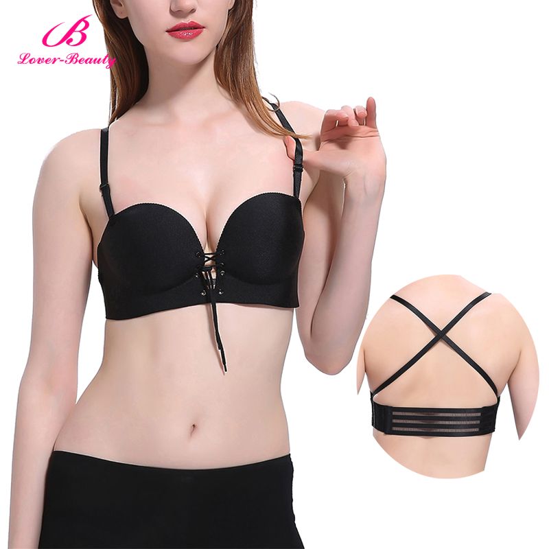 Áo ngực rút dây su đúc bàn tay nâng ngực dây lưng trong 6q79