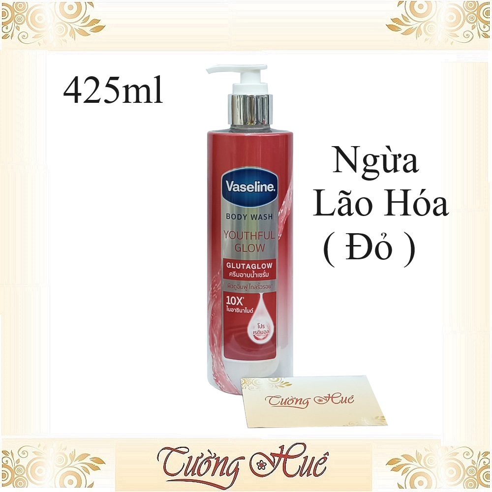Sữa tắm vaseline gluta glow 10x body wash - 425ml