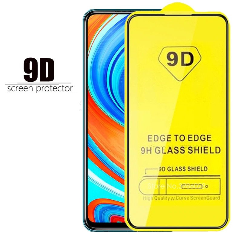 Cường lực full màn cho Xiaomi Redmi Note 9s  (Đen)