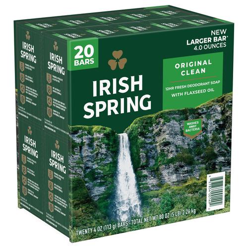 Bộ 5 Xà bông cục IRISH SPRING deodorant soap 113g