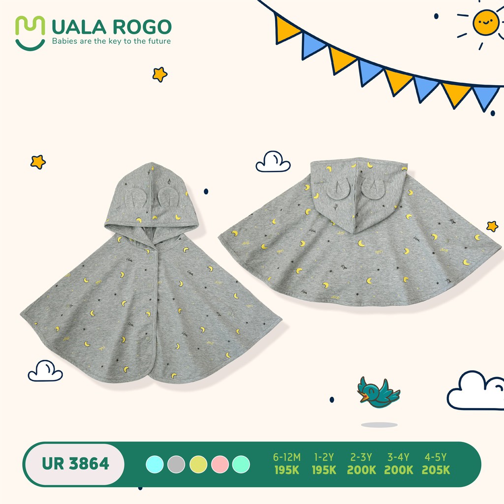 Áo choàng Uala rogo che nắng, mưa