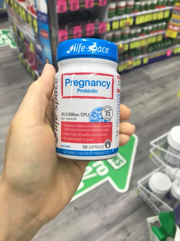 Men bầu Life Space Pregnancy Probiotic 50 Capsules