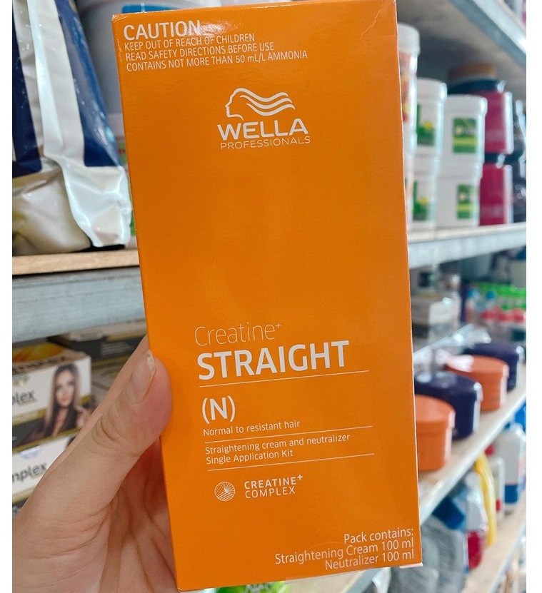 Thuốc duỗi tóc tại nhà Wella hộp 100mlx2