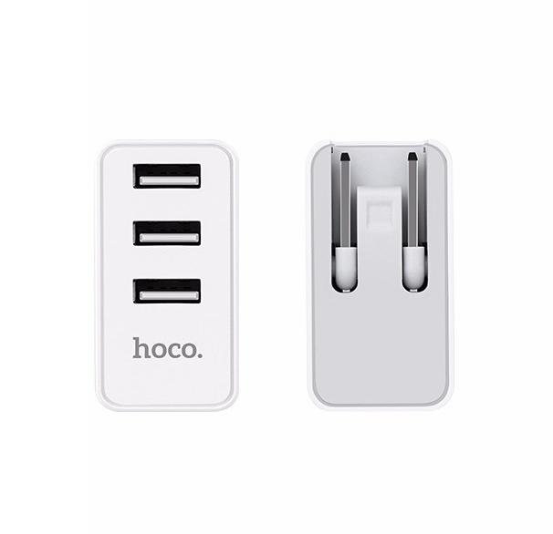 [HCM]Cốc sạc ba cổng USB Hoco C20 sạc nhanh 5V/2.4A
