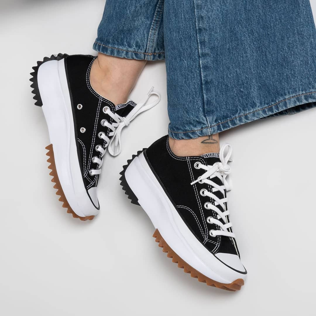 Giày Converse 1790s Run Star Hike đen thấp cổ ( Tặng túi converse+ bill + tất)