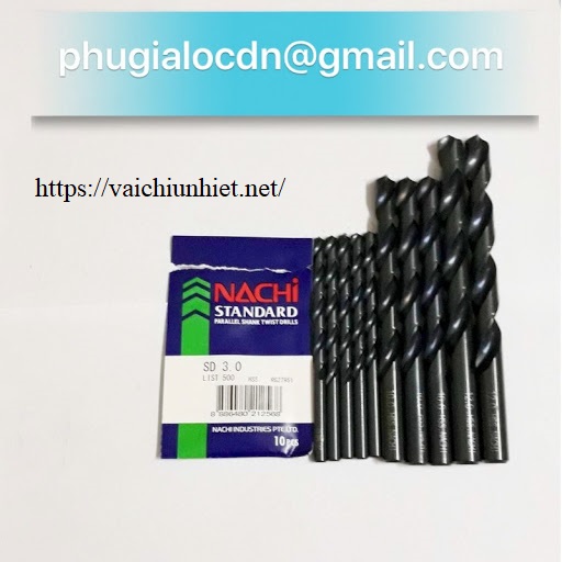 4mm Mũi khoan trụ thép gió Nachi