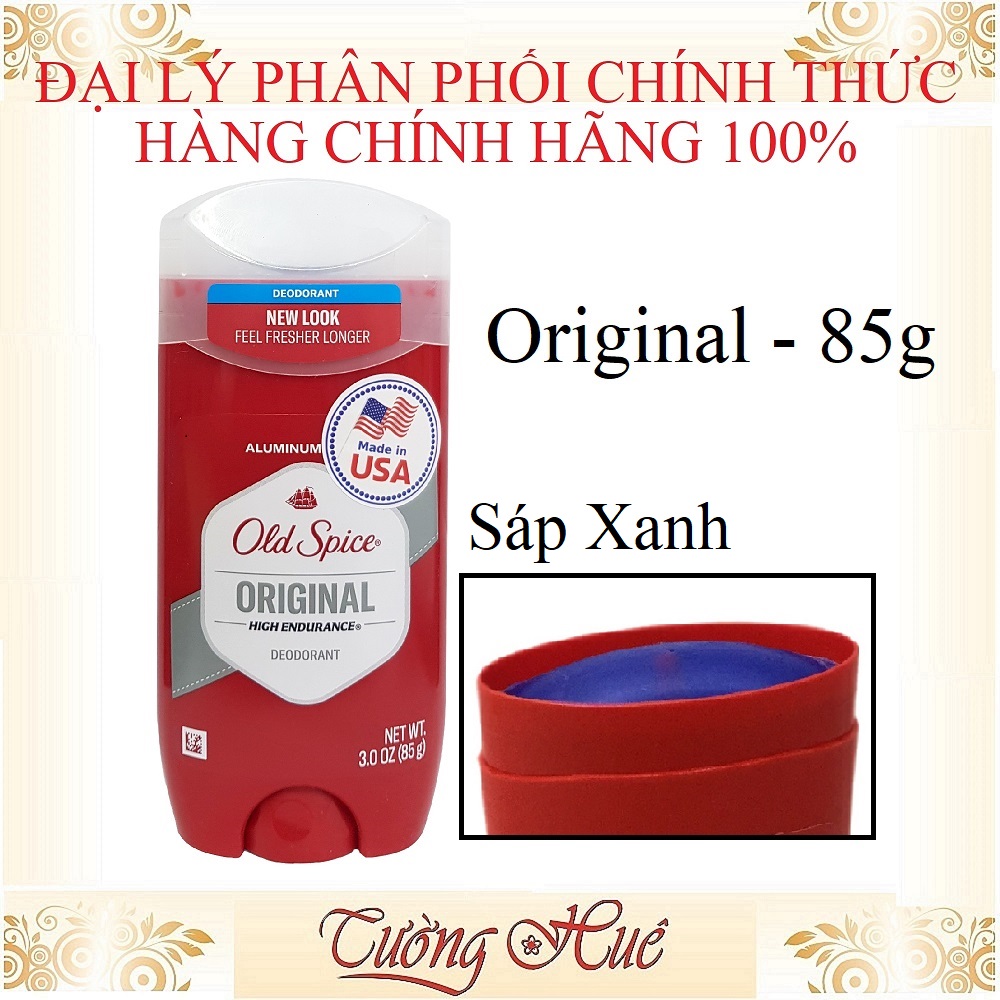 Lăn Khử Mùi Nam Old Spice Sáp Xanh Nhiều Mùi - 85g (Có Lựa Chọn)