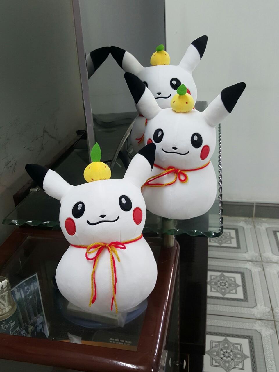 [Hcm]Gấu Bông Pokemon Pikachu Lật Đật (30cm)