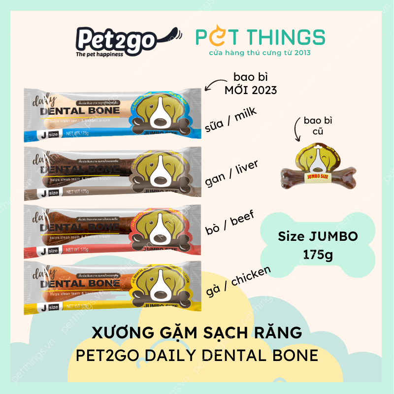 Snack Pet2Go Daily Dental Bone For Dog
