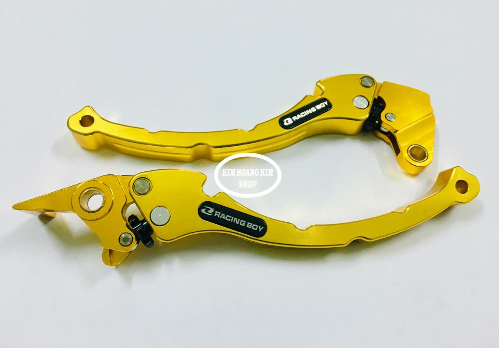 Tay thắng côn RCB nhôm CNC dành cho exciter 135,150 (1 cặp) màu Vàng