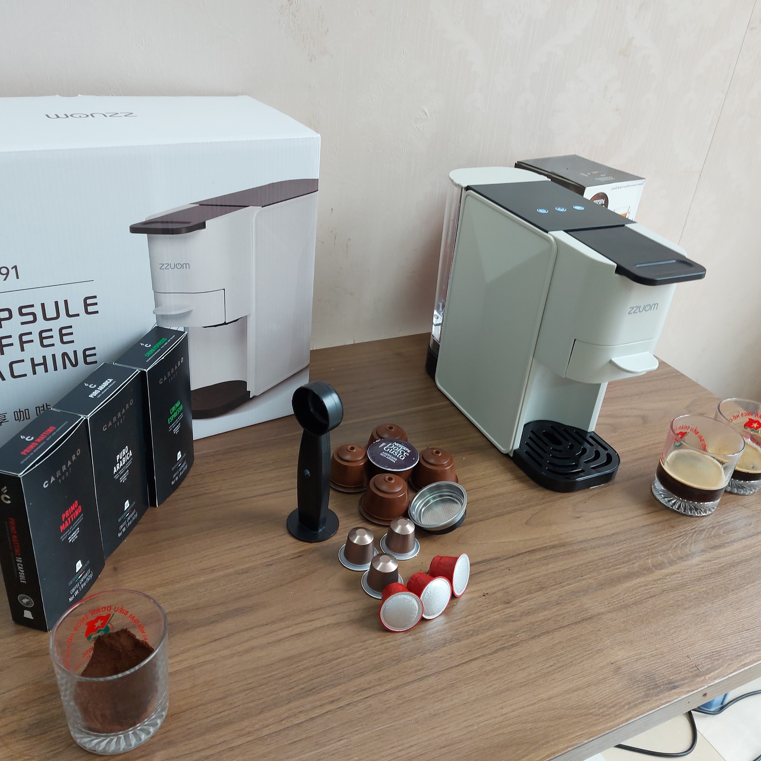 Máy Pha Cafe Viên Nén, Máy Pha Cà Phê Đa Năng ZZUOM CM6891