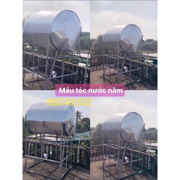 #Vỏ_bọc_chống_nóng_téc_nước 1000 lít nằm