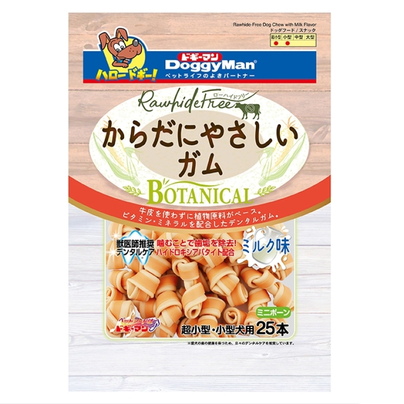 Snack xương nơ hương sữa cho chó cưng DoggyMan Loại 25 cây - 82296