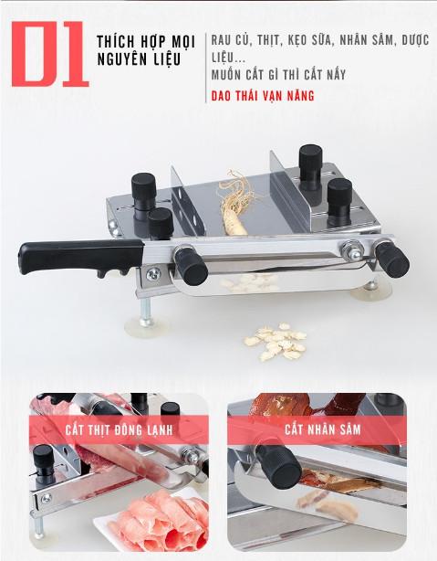 Dao thái thịt đông lạnh bằng Inox