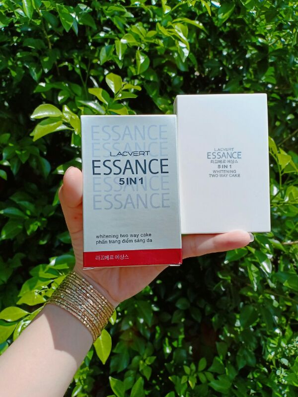 Phấn phủ  trang điểm essance 5 trong 1 (má hồng , bông phấn)