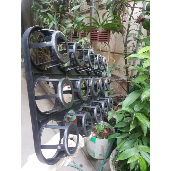 Set 5 khay ươm 15 lỗ kèm chậu 2.5 inch