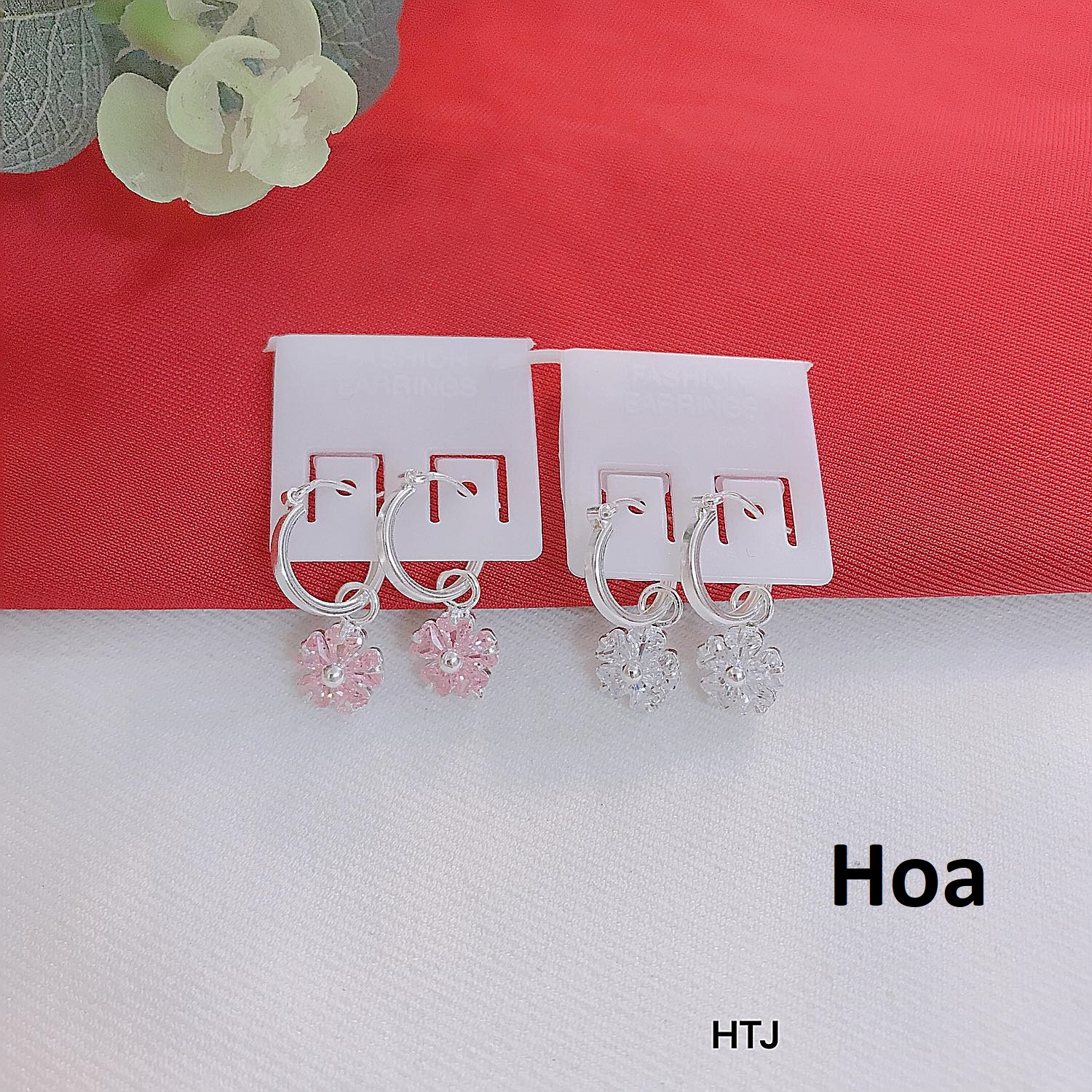 Bông tai trẻ em bạc ta ms54