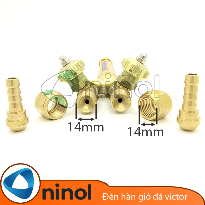 Đèn hàn gió đá Victor thân thau