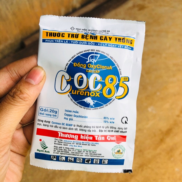 Coc 85 20gram - thuốc trừ nấm bệnh cây trồng coc85