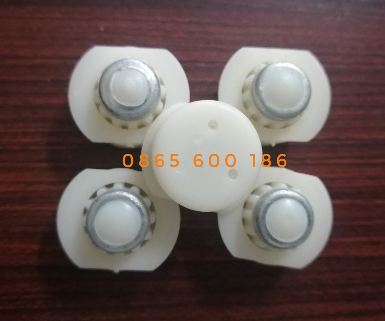 Nút (chốt) mia nhôm 5m - Combo 5 nút mia tròn