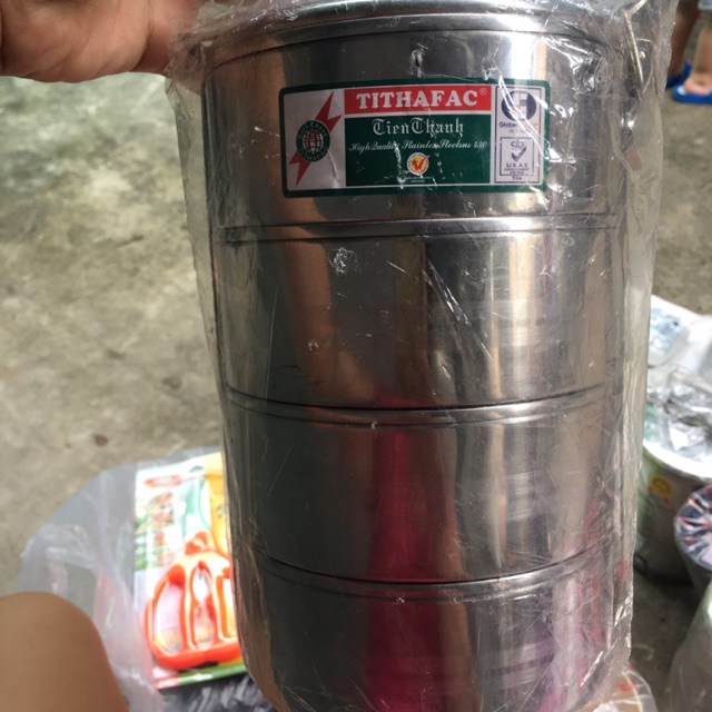 [HCM]Túi Giữ Nhiệt Đựng Cà mên 4 Tầng Đa Năng
